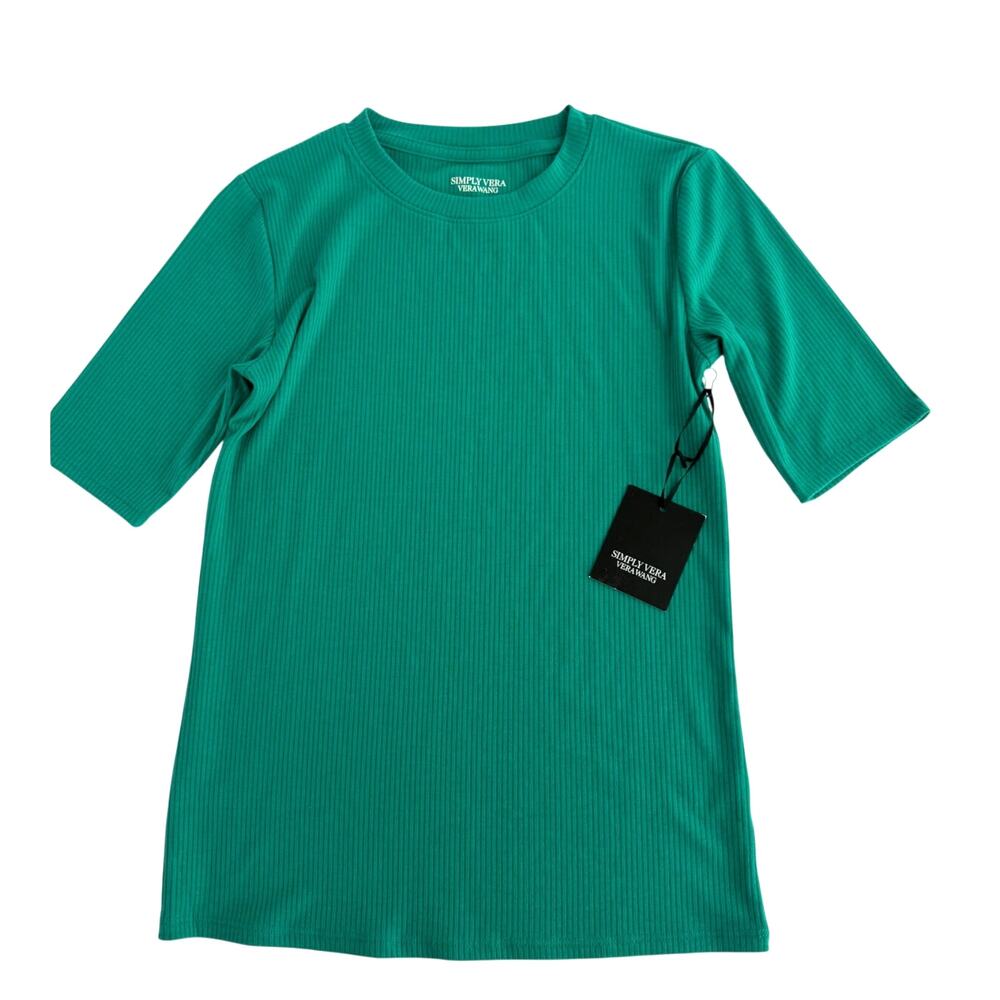Simply Vera Vera Wang Ribbed Knit Top – XS – NWT